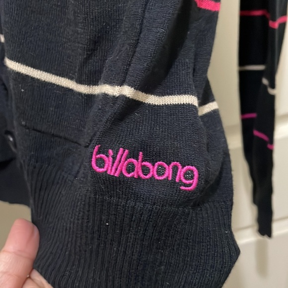 Billabong striped cardigan (sz l) - Picture 11 of 11
